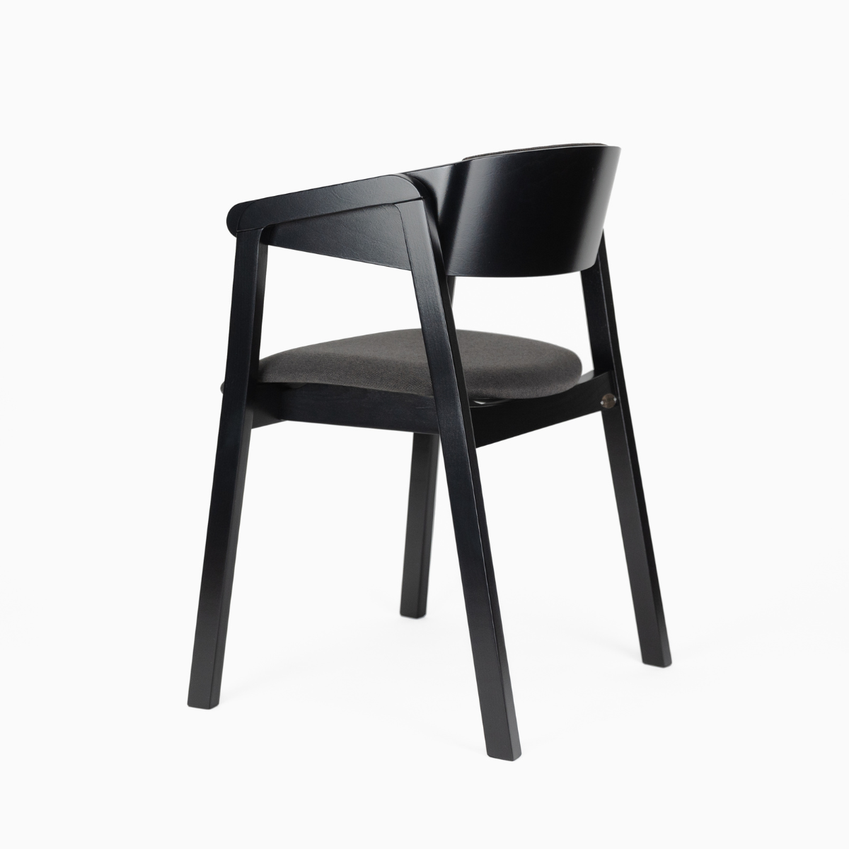 MR ZOE Black elegant Wooden indoor chair